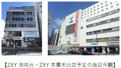 【ZXY湘南台・ZXY本厚木出店予定の施設外観】